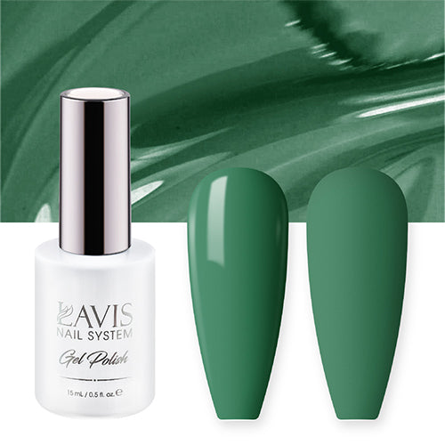 LAVIS 227 Lucky Green - Nail Lacquer 0.5 oz