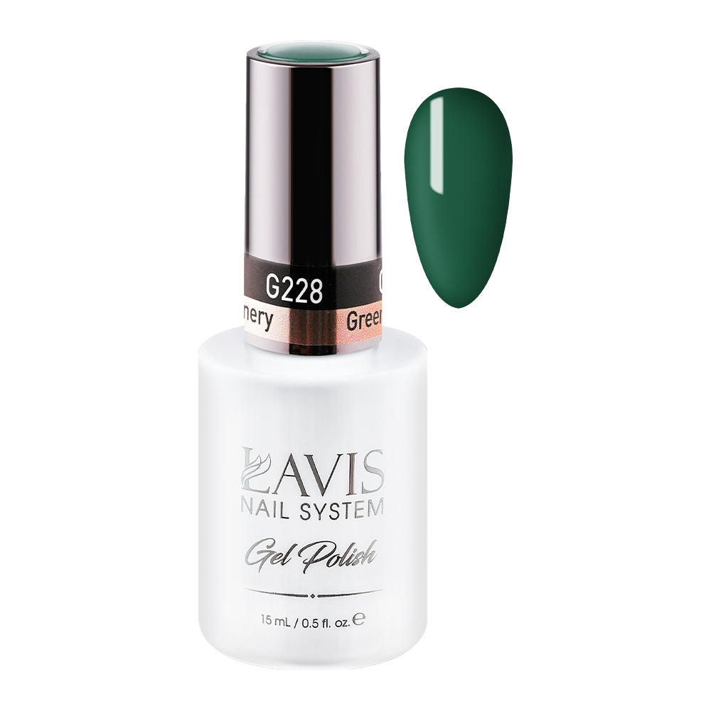 LAVIS 228 Greenery - Gel Polish 0.5oz