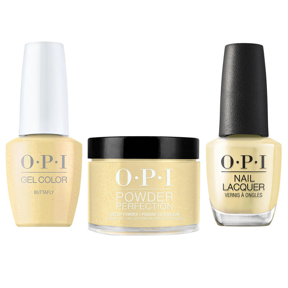 OPI 3 in 1 - S22 Buttafly - Dip, Gel & Lacquer Matching