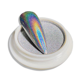 Silver Laser Holographic Chrome Powder - BJ175