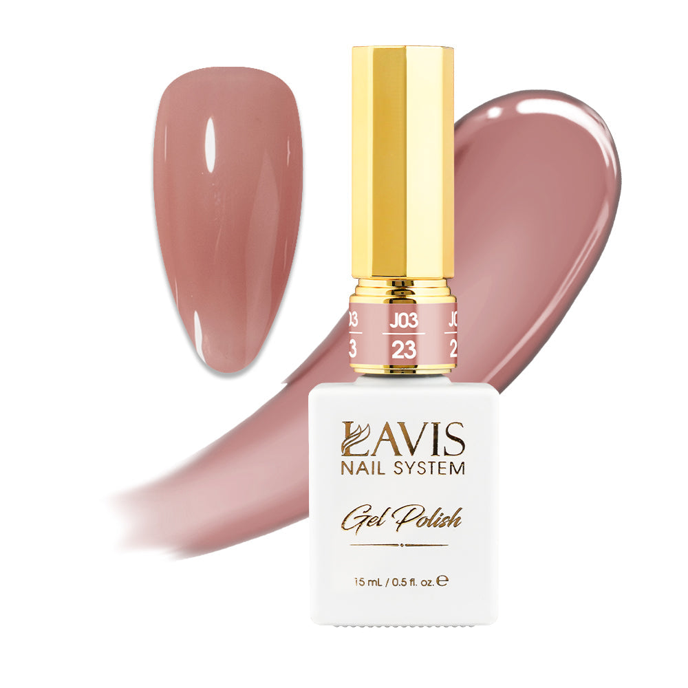 LAVIS J03 - 23 - Gel Polish 0.5oz - Bare With Me Collection