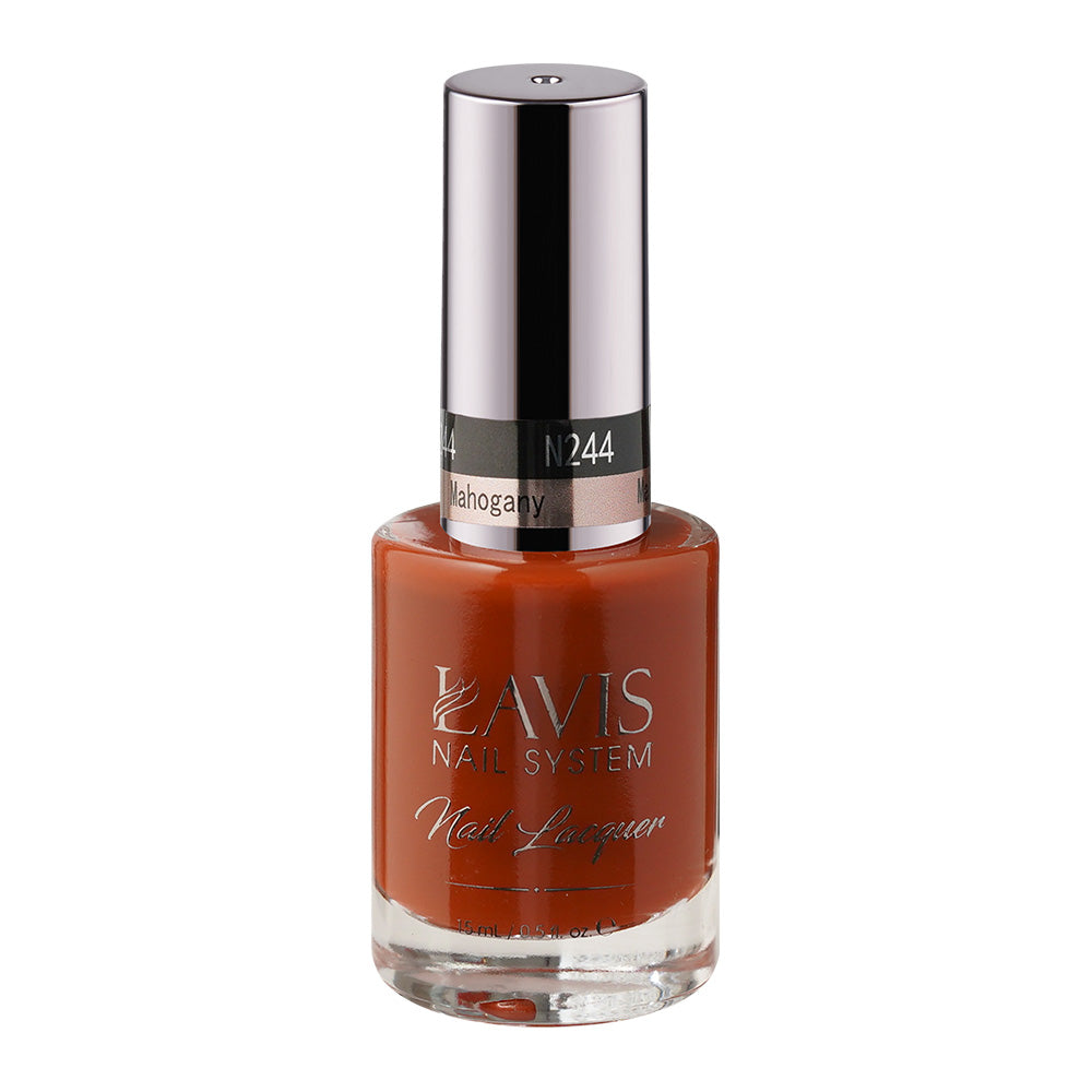 LAVIS 244 Mahogany - Nail Lacquer 0.5 oz