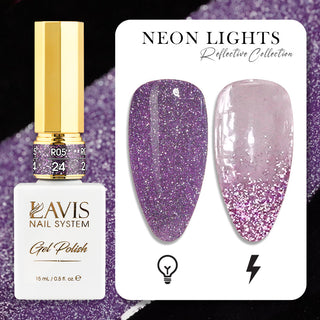 LAVIS Reflective R05 - Set 48 Colors - Gel Polish 0.5 oz