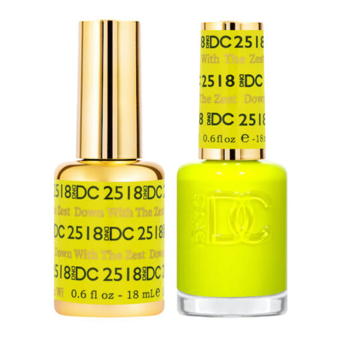 DND DC Gel Nail Polish Duo - 2518 Down With The Zest