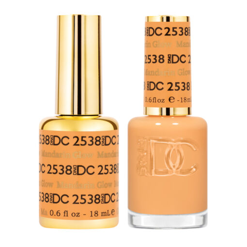 DND DC Gel Nail Polish Duo - 2538 Mandarin Glow