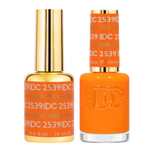 DND DC Gel Nail Polish Duo - 2539 Citrus Affairs