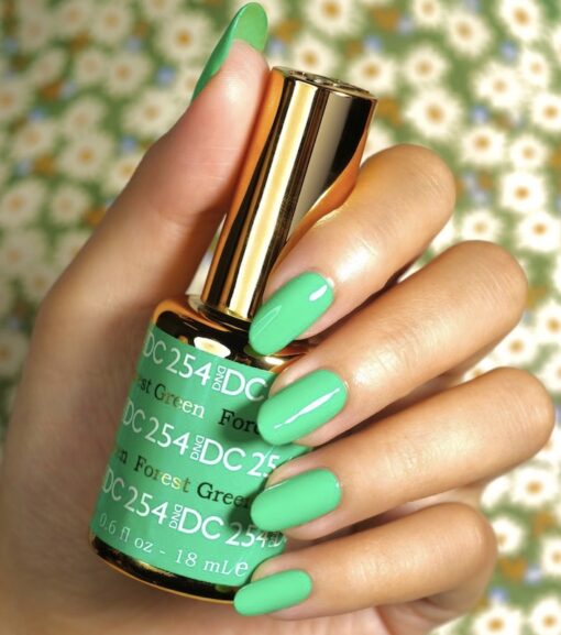 DND DC Nail Lacquer - 254 Green Colors - Forest Green