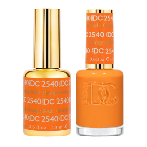 DND DC Gel Nail Polish Duo - 2540 Orange Soda