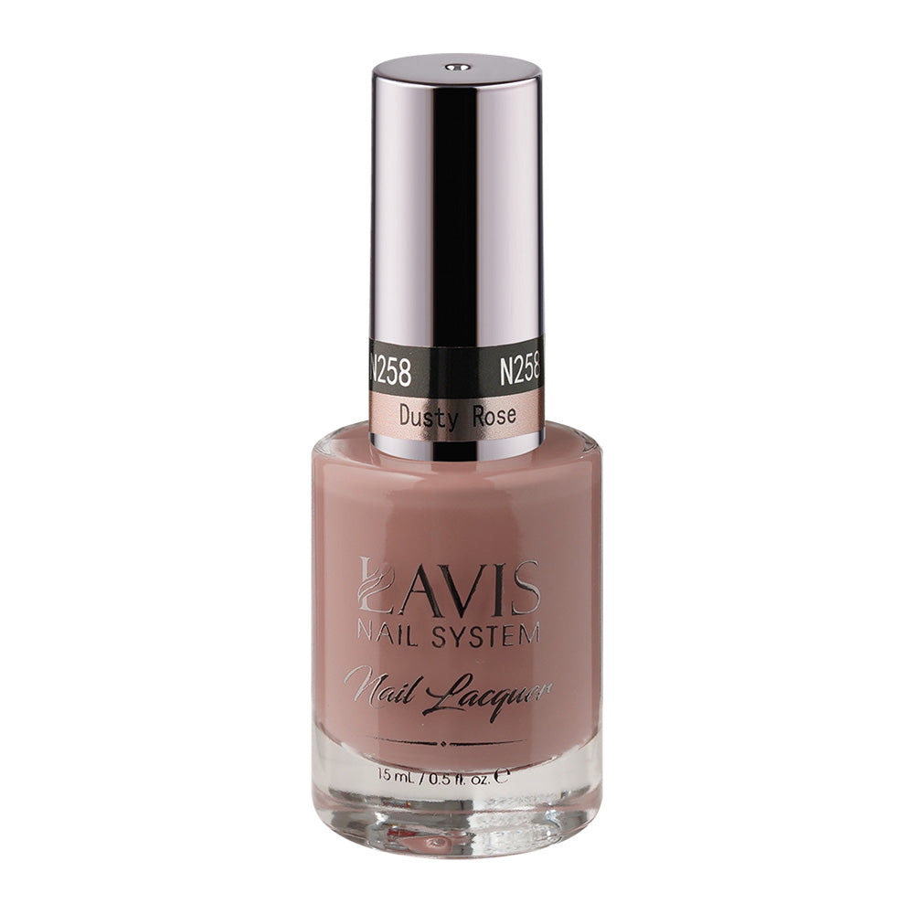 LAVIS 258 Dusty Rose - Nail Lacquer 0.5 oz