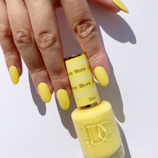 DND DC Nail Lacquer - 259 Yellow Colors - Glossy Stars