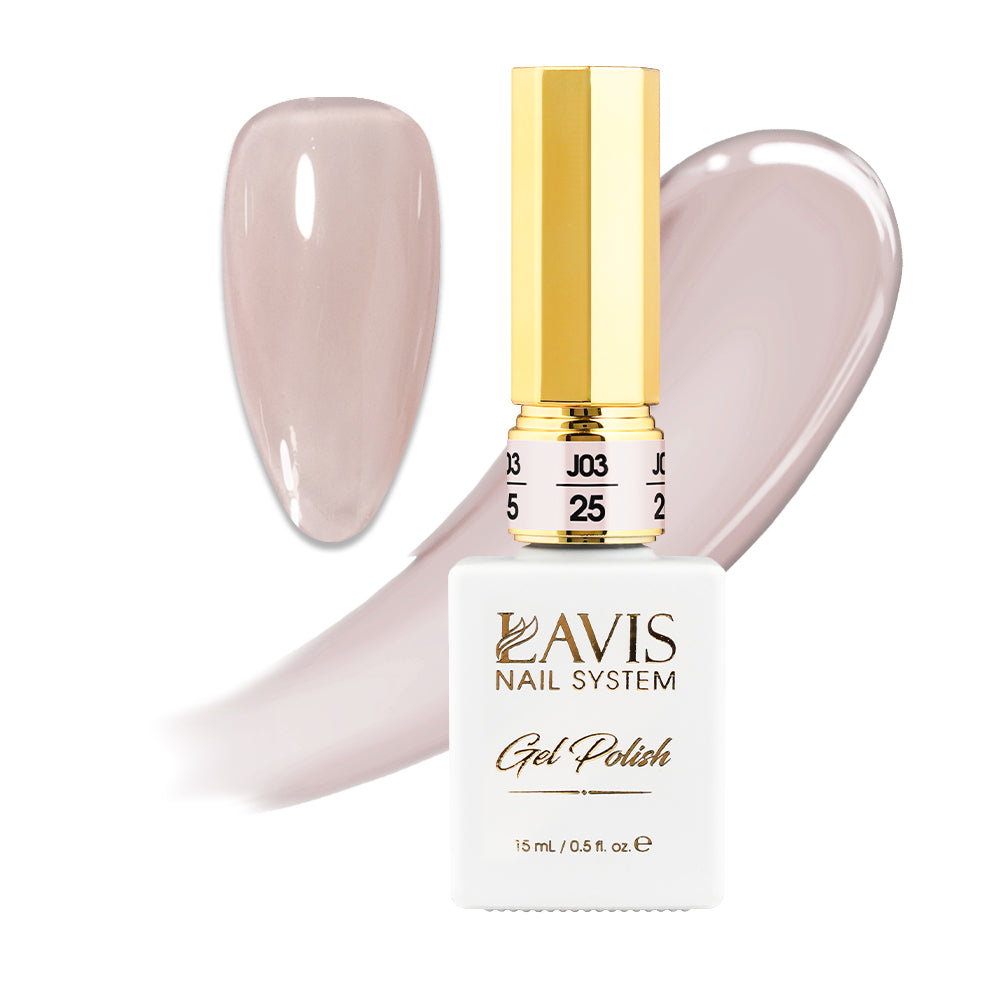 LAVIS J03 - 25 - Gel Polish 0.5oz - Bare With Me Collection