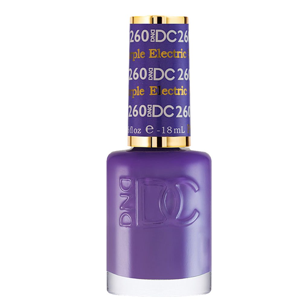 DND DC Nail Lacquer - 260 Purple Colors - Electric Purple