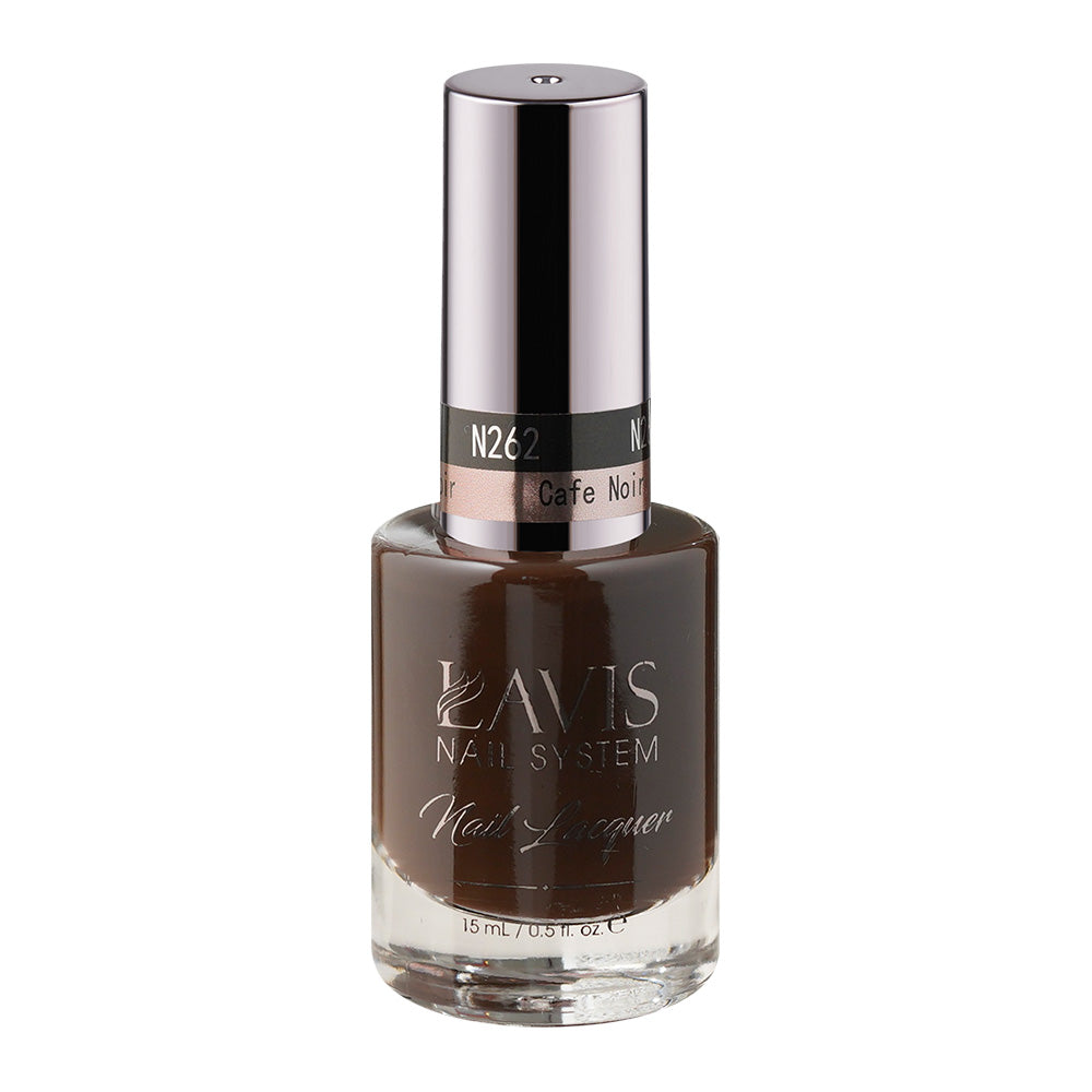 LAVIS 262 Cafe Noir - Nail Lacquer 0.5 oz