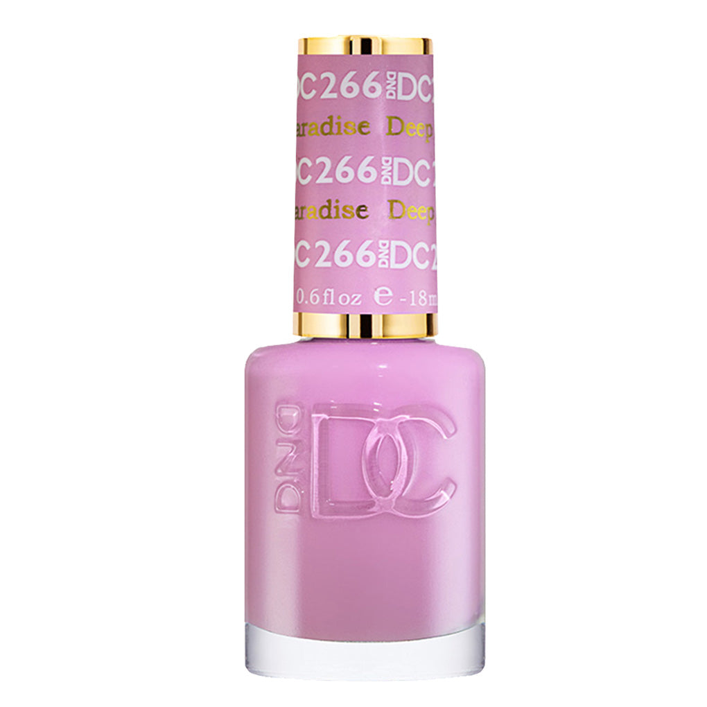 DND DC Nail Lacquer - 266 Purple Colors - Deep Paradise