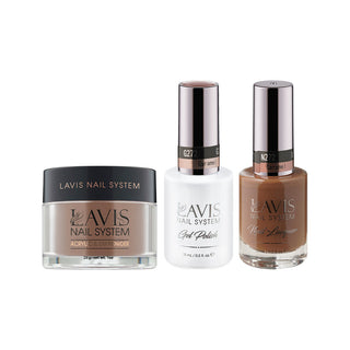 LAVIS 3 in 1 - 272 Caramel - Acrylic & Dip Powder (1oz), Gel & Lacquer