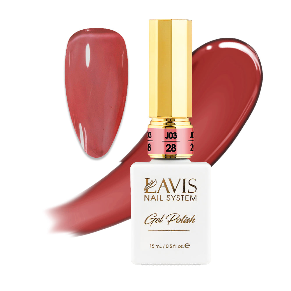 LAVIS J03 - 28 - Gel Polish 0.5oz - Bare With Me Collection