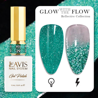 LAVIS Reflective R05 - Set 48 Colors - Gel Polish 0.5 oz