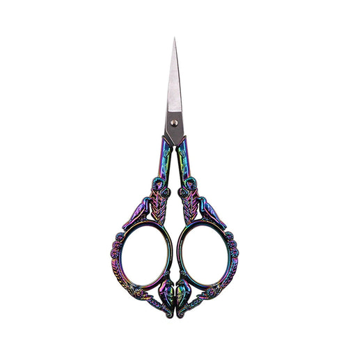 Vintage plum blossom scissors classic design sewing scissors - Titan