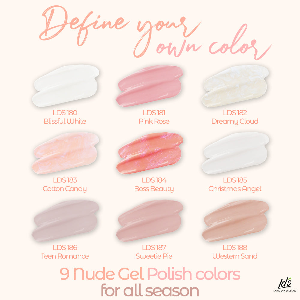 LDS 181 Pink Rose - LDS Gel Polish 0.5oz - Cover Nude Collection