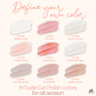 LDS 181 Pink Rose - LDS Gel Polish 0.5oz - Cover Nude Collection