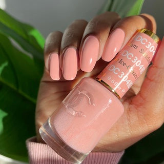 DND DC Nail Lacquer - 304 Coral Pink Colors - Ice-Cream Sundae
