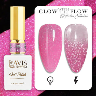 LAVIS Reflective R05 - Set 48 Colors - Gel Polish 0.5 oz