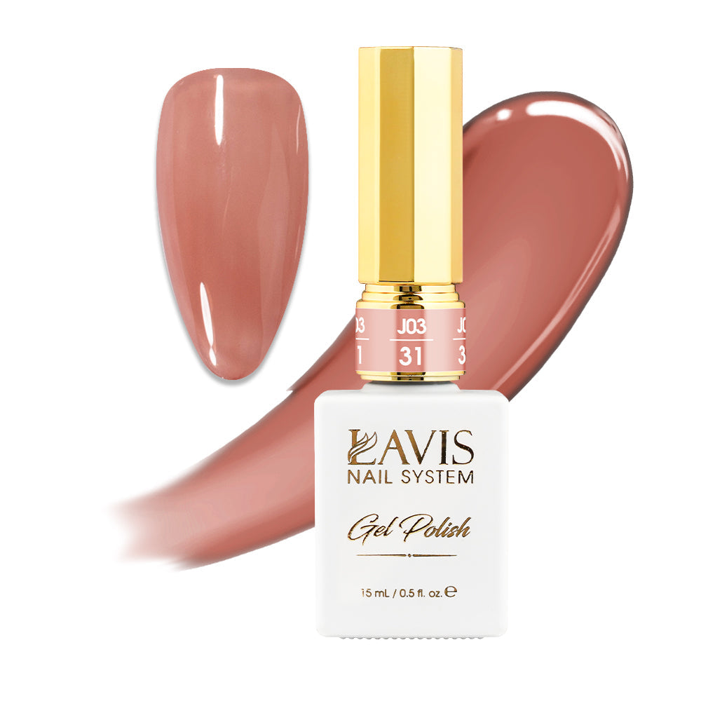 LAVIS J03 - 31 - Gel Polish 0.5oz - Bare With Me Collection