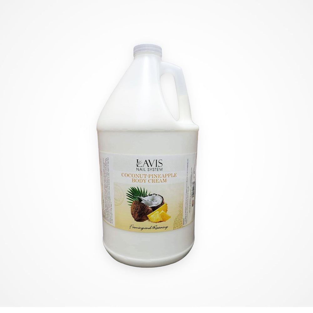 LAVIS - Coconut Pineapple Body Cream - Foot massage lotion - 1 gallon