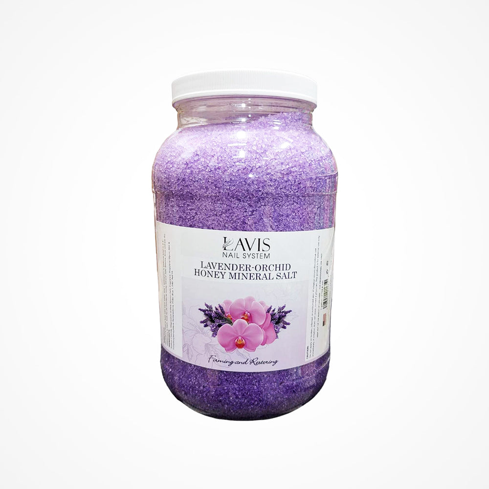 LAVIS - Lavender Orchid Honey Mineral Salt - 1 gallon