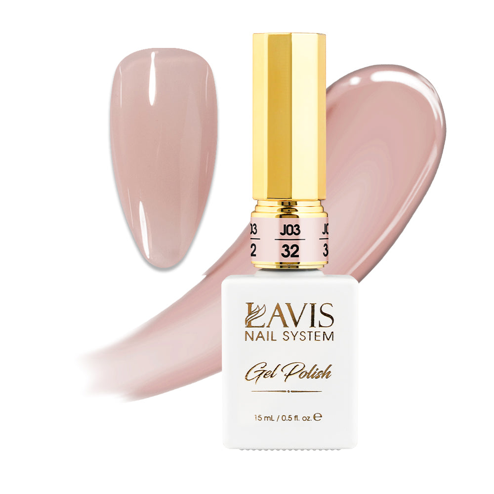 LAVIS J03 - 32 - Gel Polish 0.5oz - Bare With Me Collection