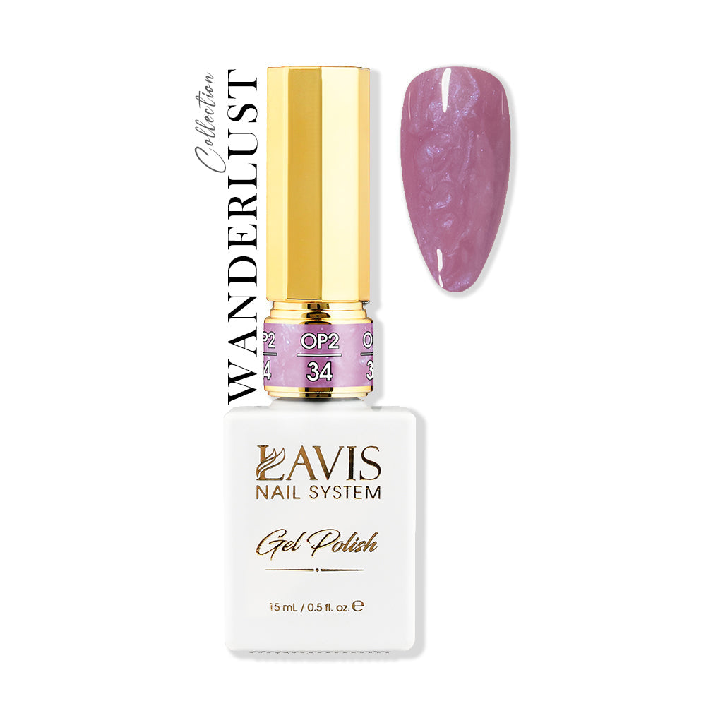 LAVIS OP2 - 34 - Gel Polish 0.5 oz -  Lavis Wanderlust Collection