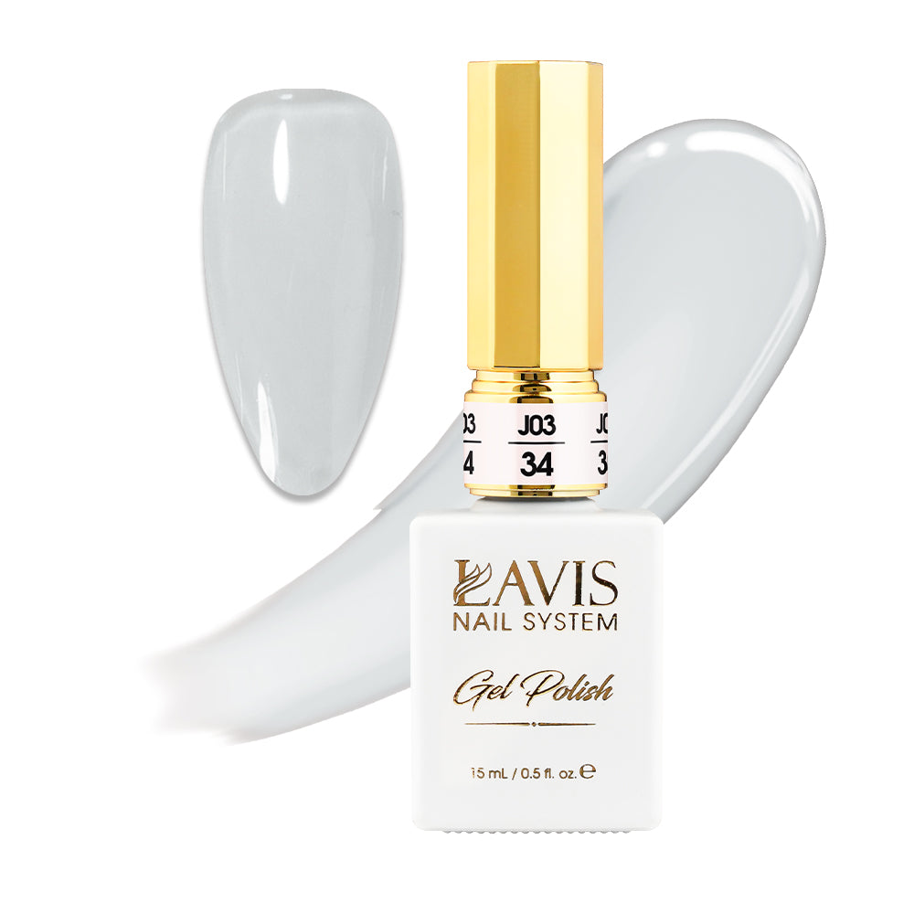 LAVIS J03 - 34 - Gel Polish 0.5oz - Bare With Me Collection