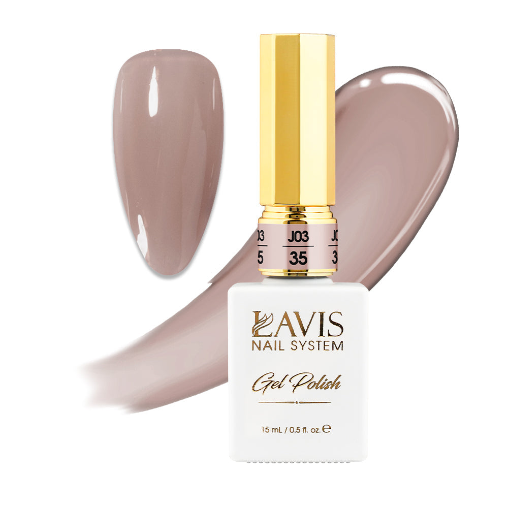 LAVIS J03 - 35 - Gel Polish 0.5oz - Bare With Me Collection