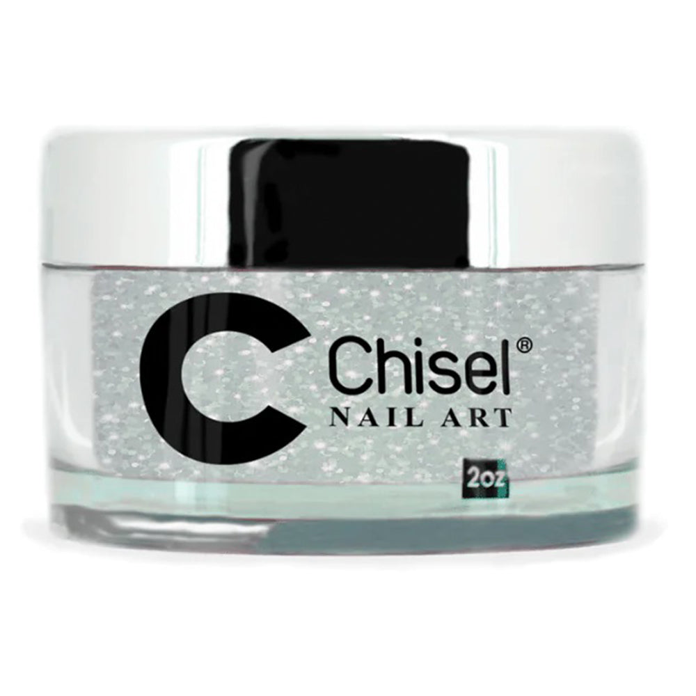 Chisel Pink & White Acrylic & Dipping Glitter 1 - 2oz
