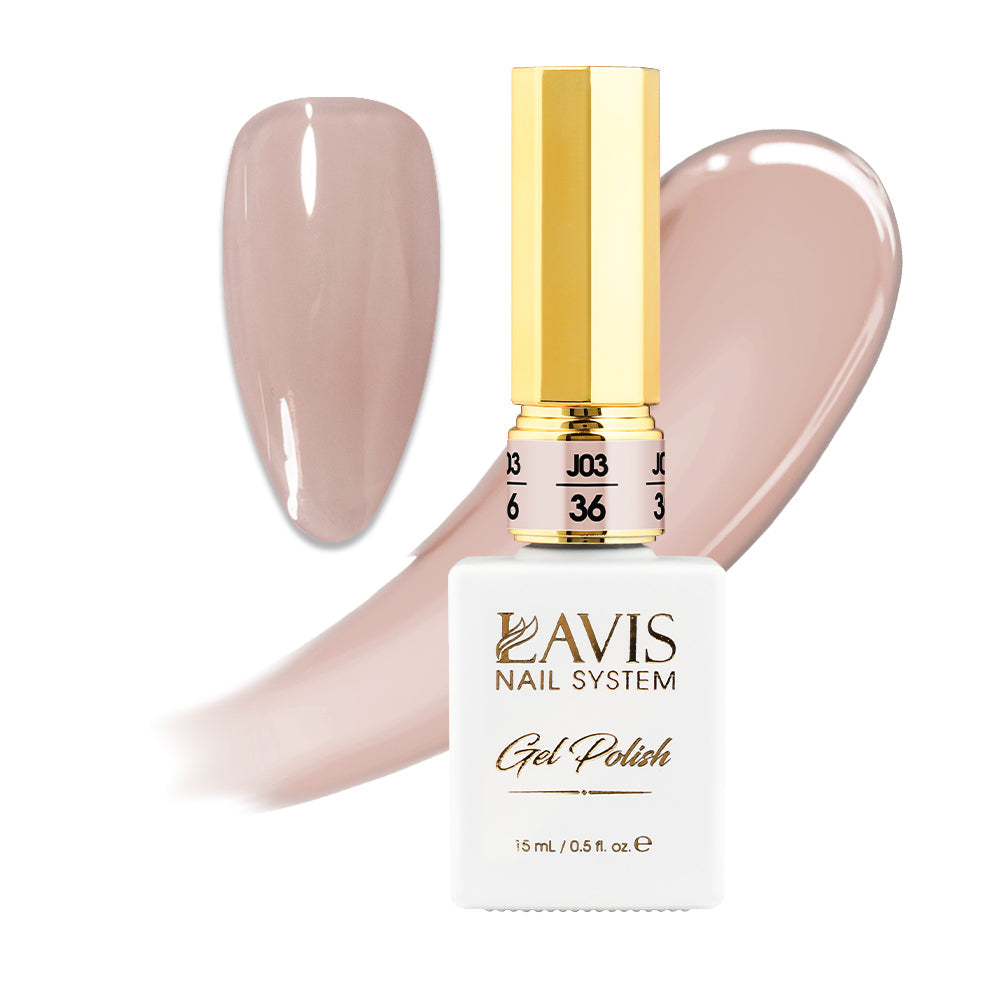 LAVIS J03 - 36 - Gel Polish 0.5oz - Bare With Me Collection