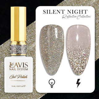 LAVIS Reflective R05 - Set 48 Colors - Gel Polish 0.5 oz