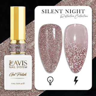 LAVIS Reflective R05 - Set 48 Colors - Gel Polish 0.5 oz