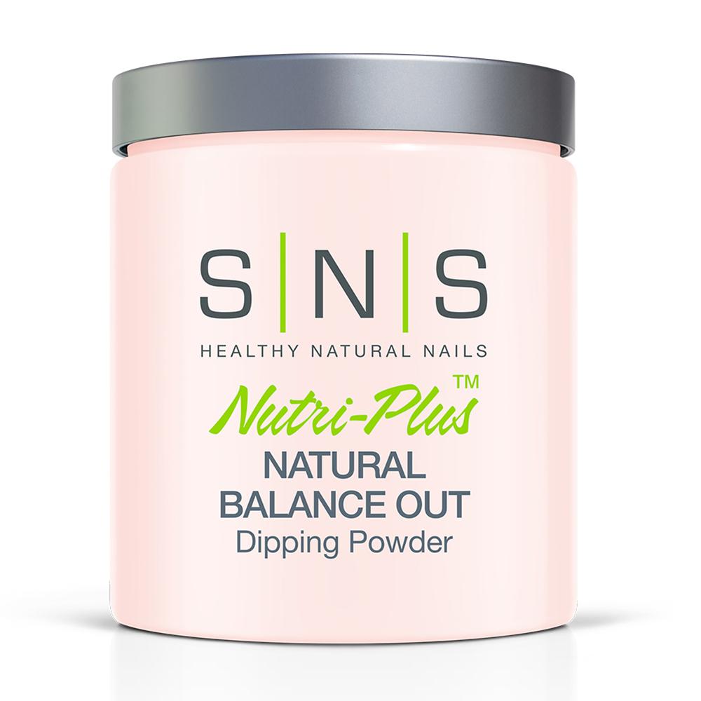 SNS Natural Balance Out Dipping Powder Pink & White - 16 oz