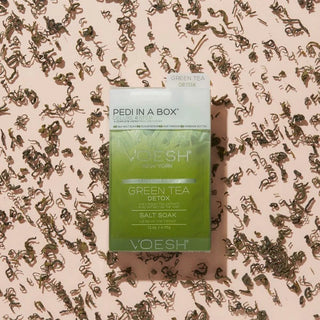 VOESH - CASE OF 50 Pedi a Box (4 Step) - GREEN TEA