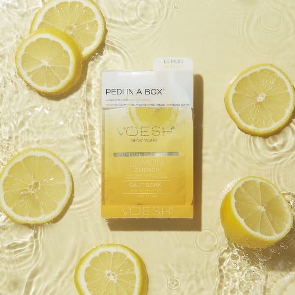 VOESH - CASE OF 50 Pedi a Box (4 Step) - LEMON