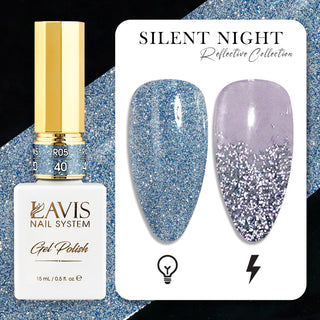 LAVIS Reflective R05 - Set 48 Colors - Gel Polish 0.5 oz
