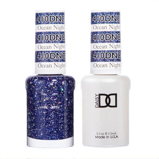 DND Gel Nail Polish Duo - 410 Purple Colors - Ocean Night Star