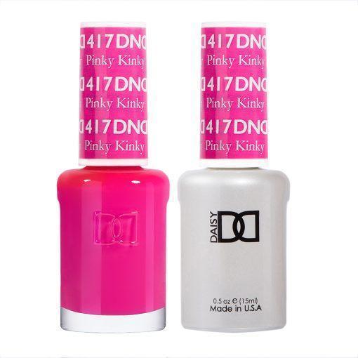 DND Gel Nail Polish Duo - 417 Pink Colors - Pinky Kinky