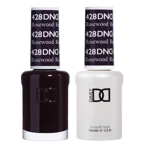 DND Gel Nail Polish Duo - 428 Red Colors - Rosewood