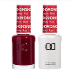 DND Gel Nail Polish Duo - 429 Red Colors - Boston University Red