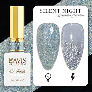 LAVIS Reflective R05 - Set 48 Colors - Gel Polish 0.5 oz