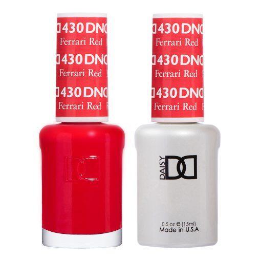 DND Gel Nail Polish Duo - 430 Red Colors - Ferrari Red