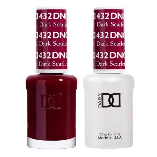 DND Gel Nail Polish Duo - 432 Red Colors - Dark Scarlet