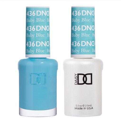 DND Gel Nail Polish Duo - 436 Blue Colors - Baby Blue