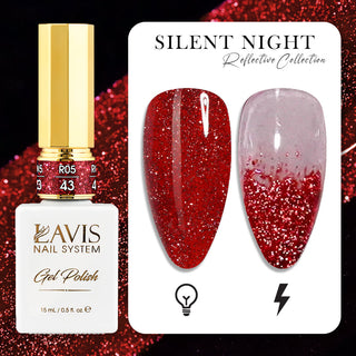 LAVIS Reflective R05 - Set 48 Colors - Gel Polish 0.5 oz